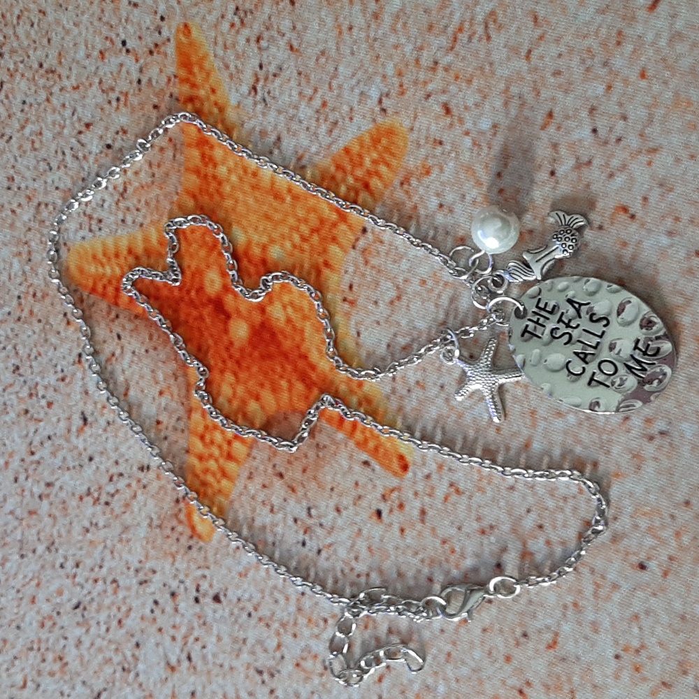The Sea Calls To Me Necklace NWT